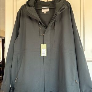 Goodfellow & Co Men's gray/black Hooded Performance Jacket